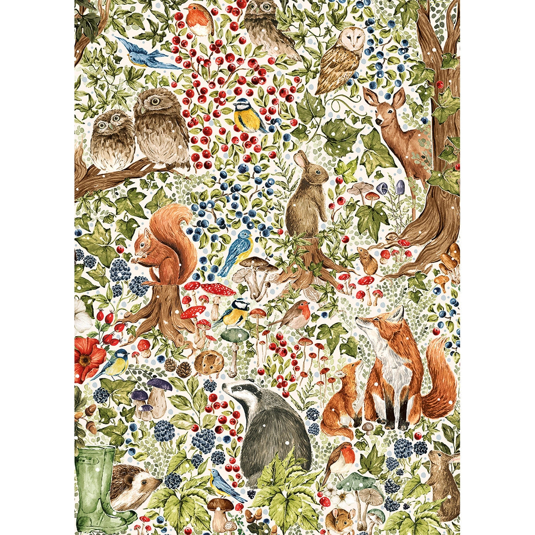 WOODLAND WILDLIFE 1000 PIECE PUZZLE