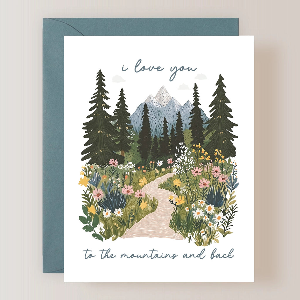 HIKING LOVE CARD