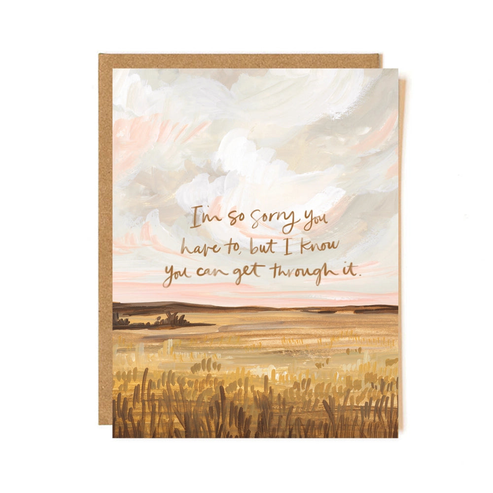 SO SORRY SYMPATHY CARD