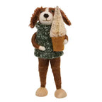 DOG WITH TREE ORNAMENT