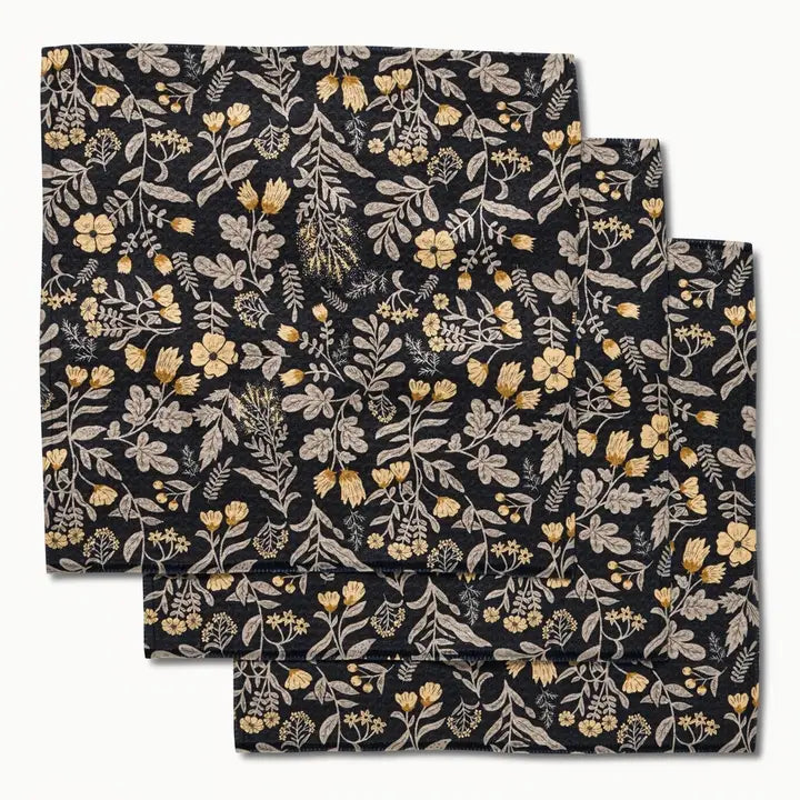 GEOMETRY DISHCLOTH SET - WOODLAND WILDFLOWERS