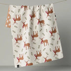 GEOMETRY LUXE KITCHEN TOWEL - WINTER REINDEER