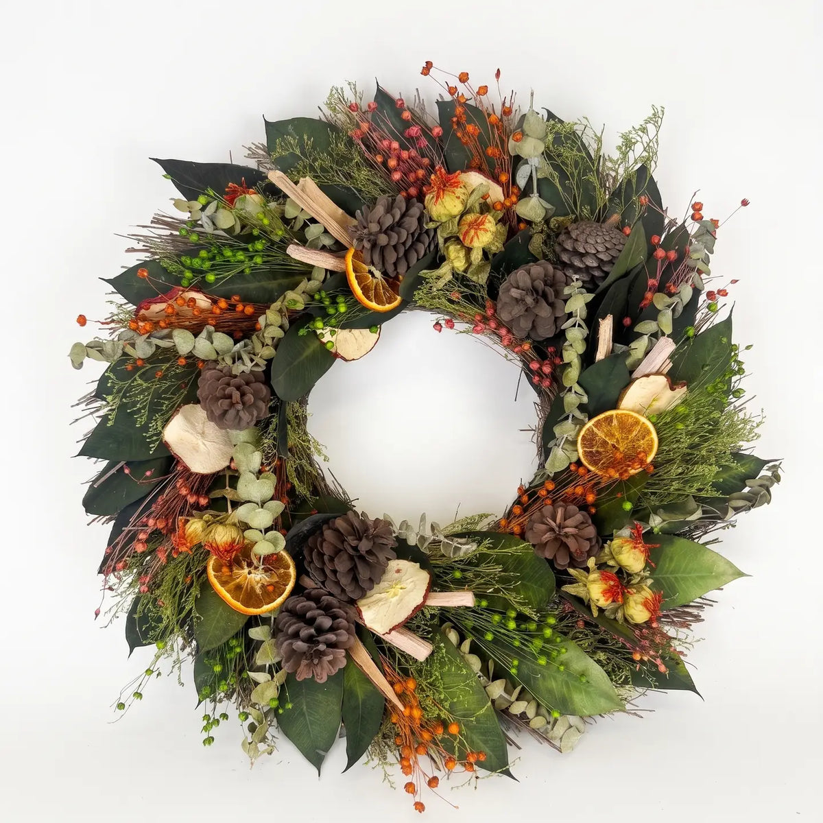 COUNTRY CITRUS FALL WREATH