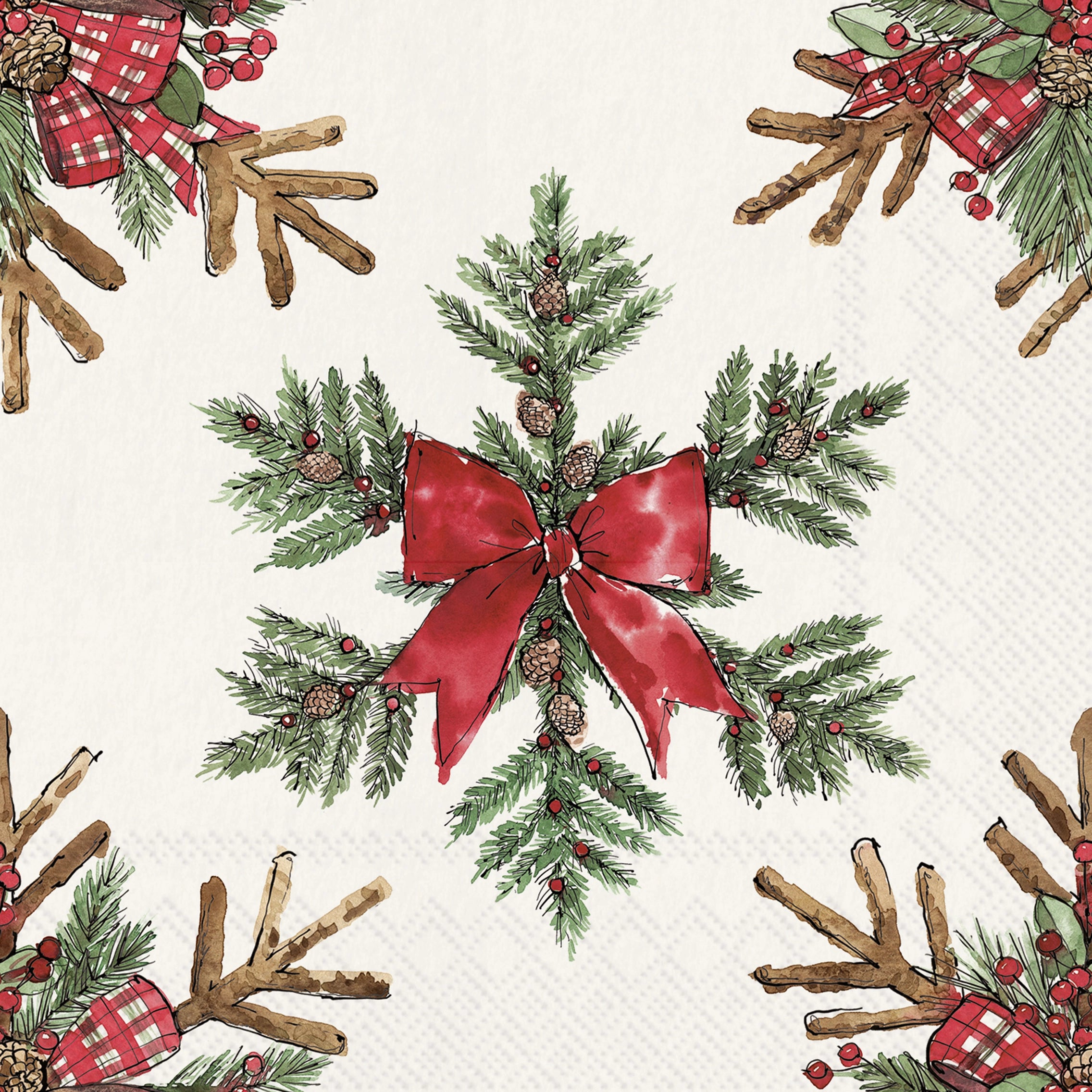 STARS FROM BRANCHES (COCKTAIL NAPKIN)