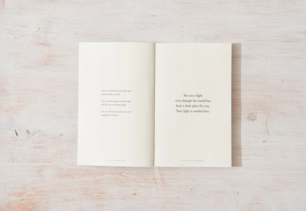 STAY UNTIL TOMORROW BOOK