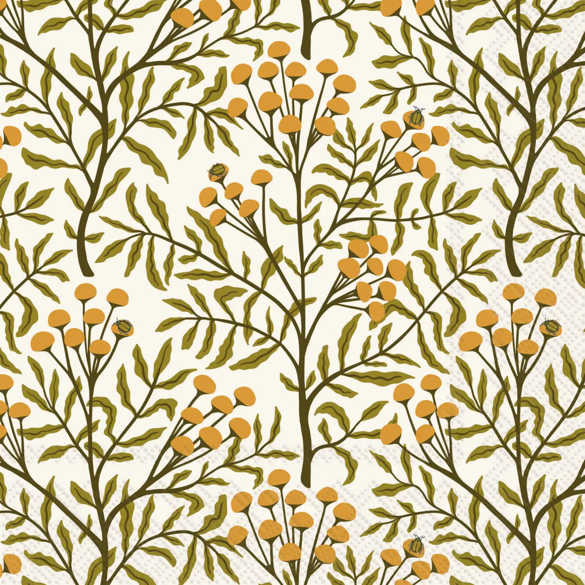 AUTUMN ACORN TANSY NAPKIN