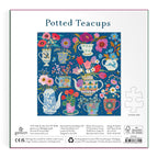 VICTORIA BALL POTTED TEACUPS 500 PC. FOIL PUZZLE