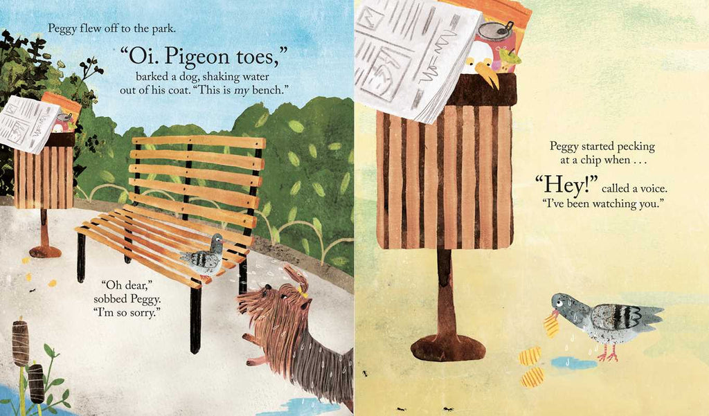 PEGGY THE ALWAYS SORRY PIGEON - BOOK