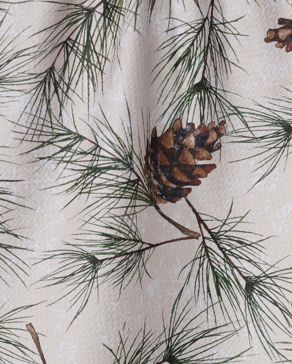 GEOMETRY TEA TOWEL - EVERGREEN FROST