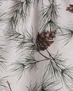 GEOMETRY TEA TOWEL - EVERGREEN FROST