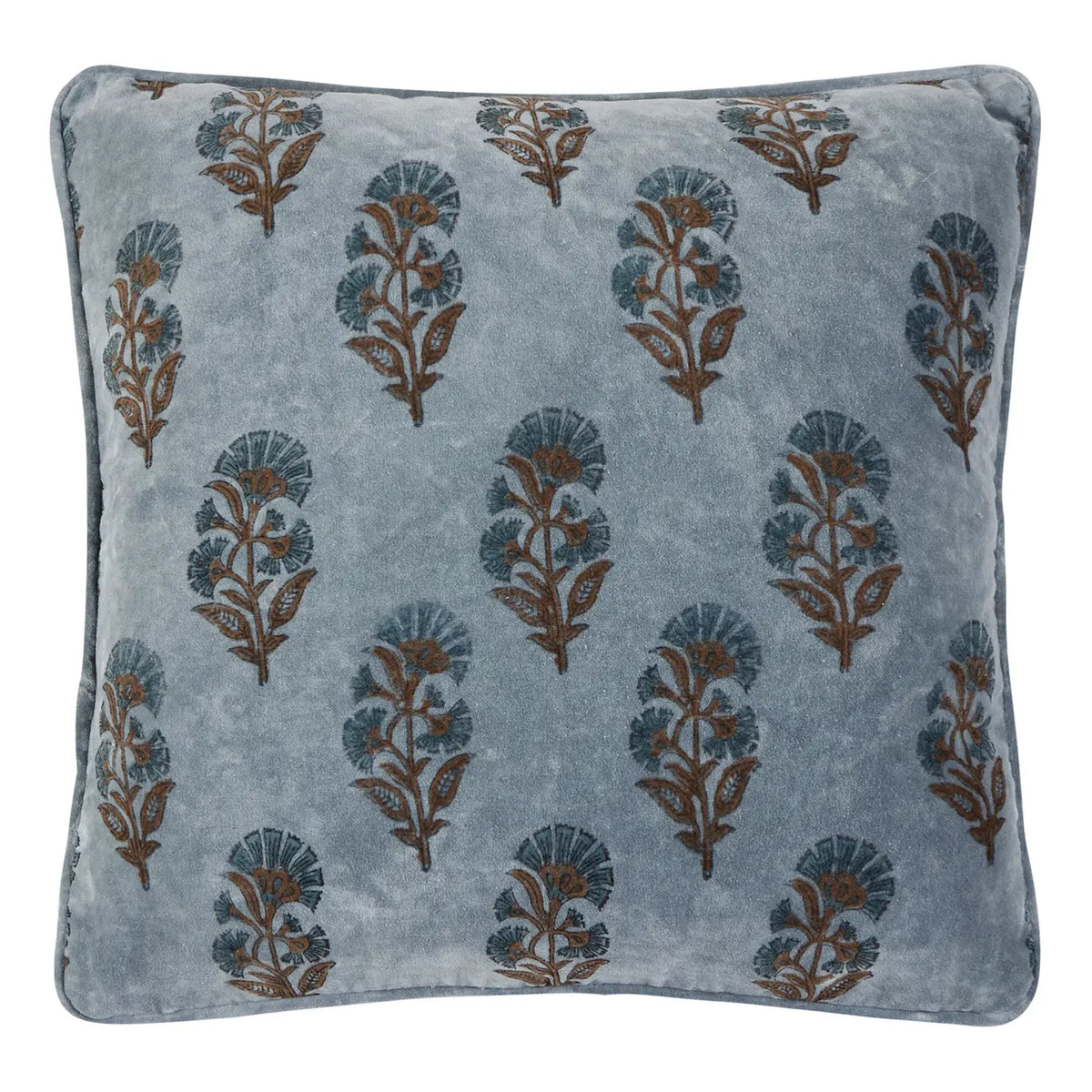 BLOCK PRINT VEL MUGHAL PILLOW