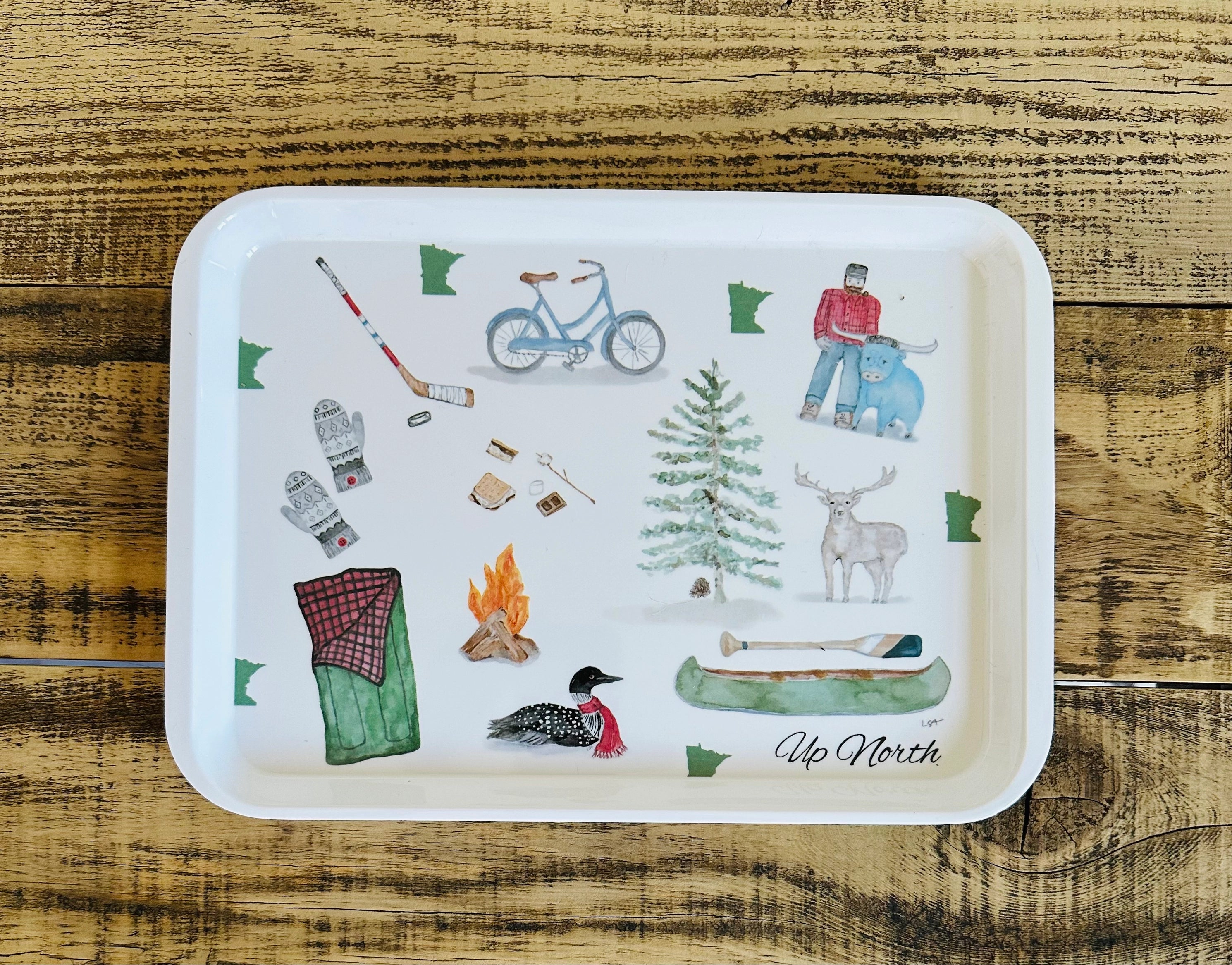 UP NORTH MN TRAY