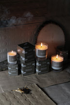 BY THE FIRE CANDLE