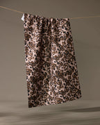 GEOMETRY TEA TOWEL - UMBER