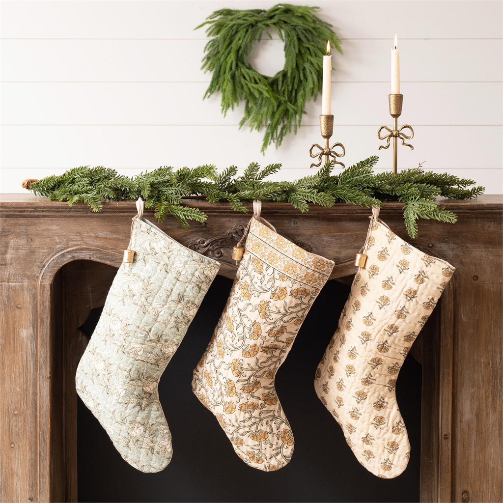 BLOCK PRINT STOCKINGS