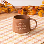 SWEATER WEATHER STONEWARE MUG