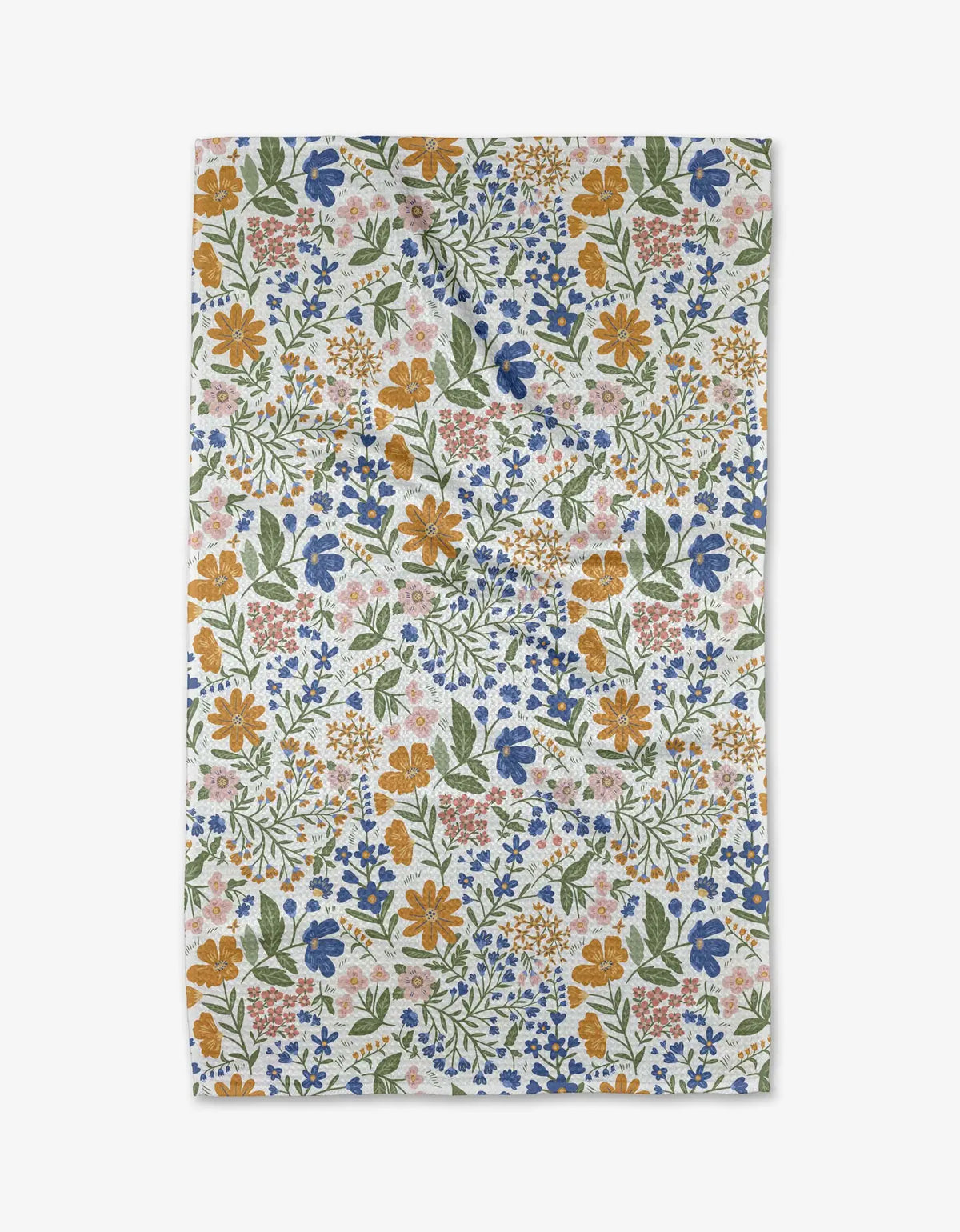 GEOMETRY TEA TOWEL - COTTAGE MEADOW