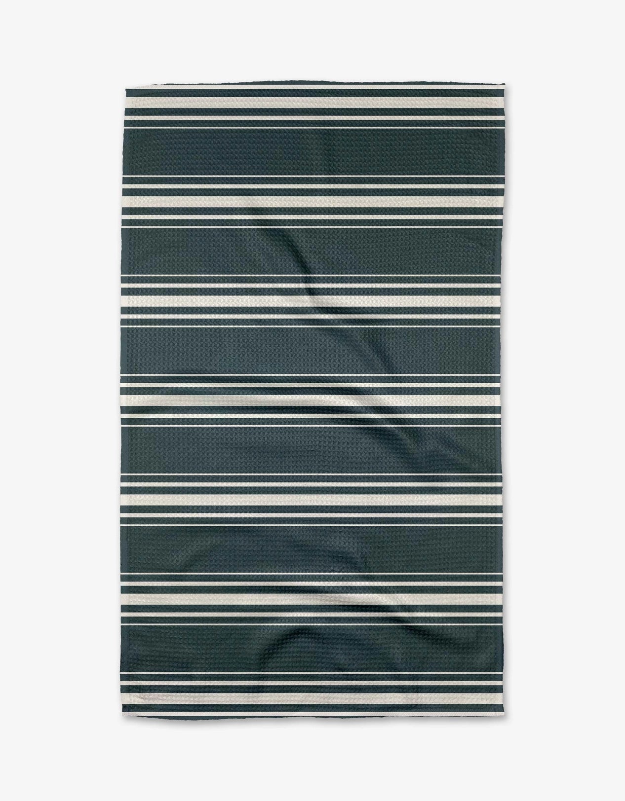 GEOMETRY TEA TOWEL - DEEP BLUE