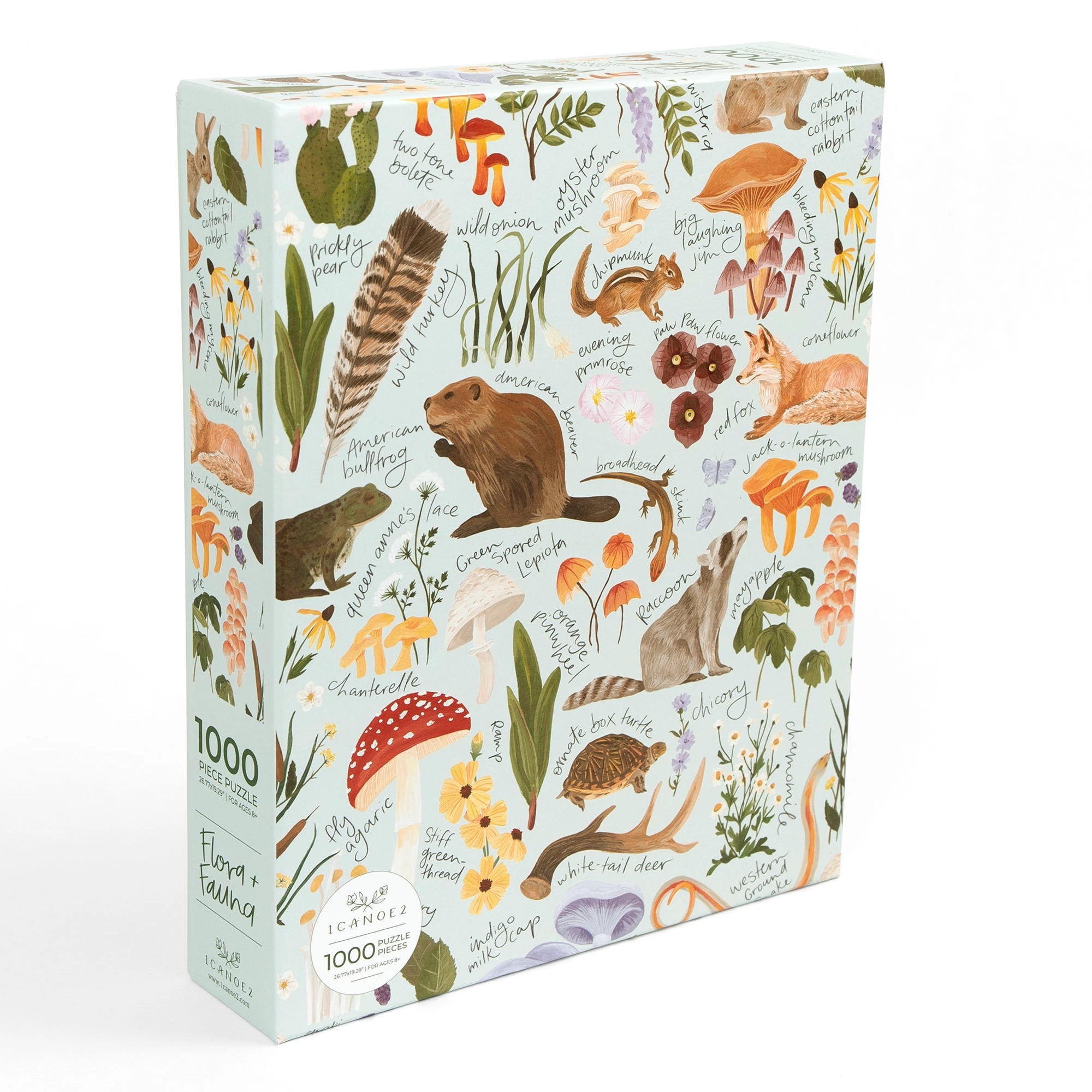 FLORA + FAUNA - 1,000 PIECE PUZZLE