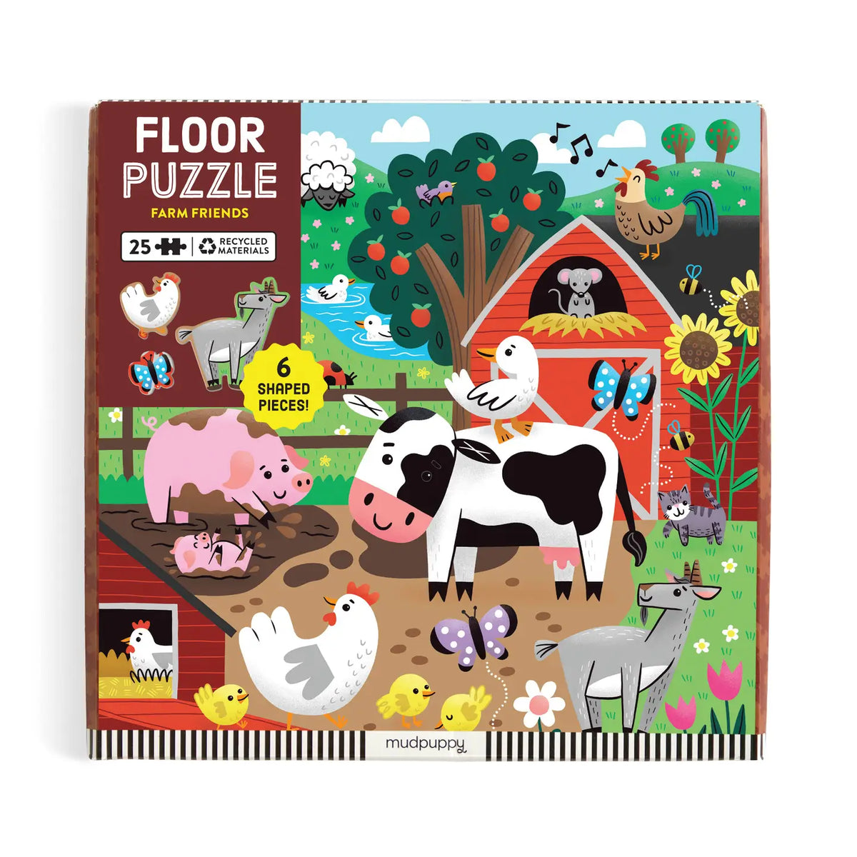 FARM FRIENDS - 25 PIECE FLOOR PUZZLE