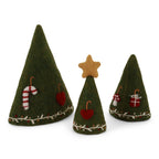 WOOL CHRISTMAS TREE - 3 IN ONE