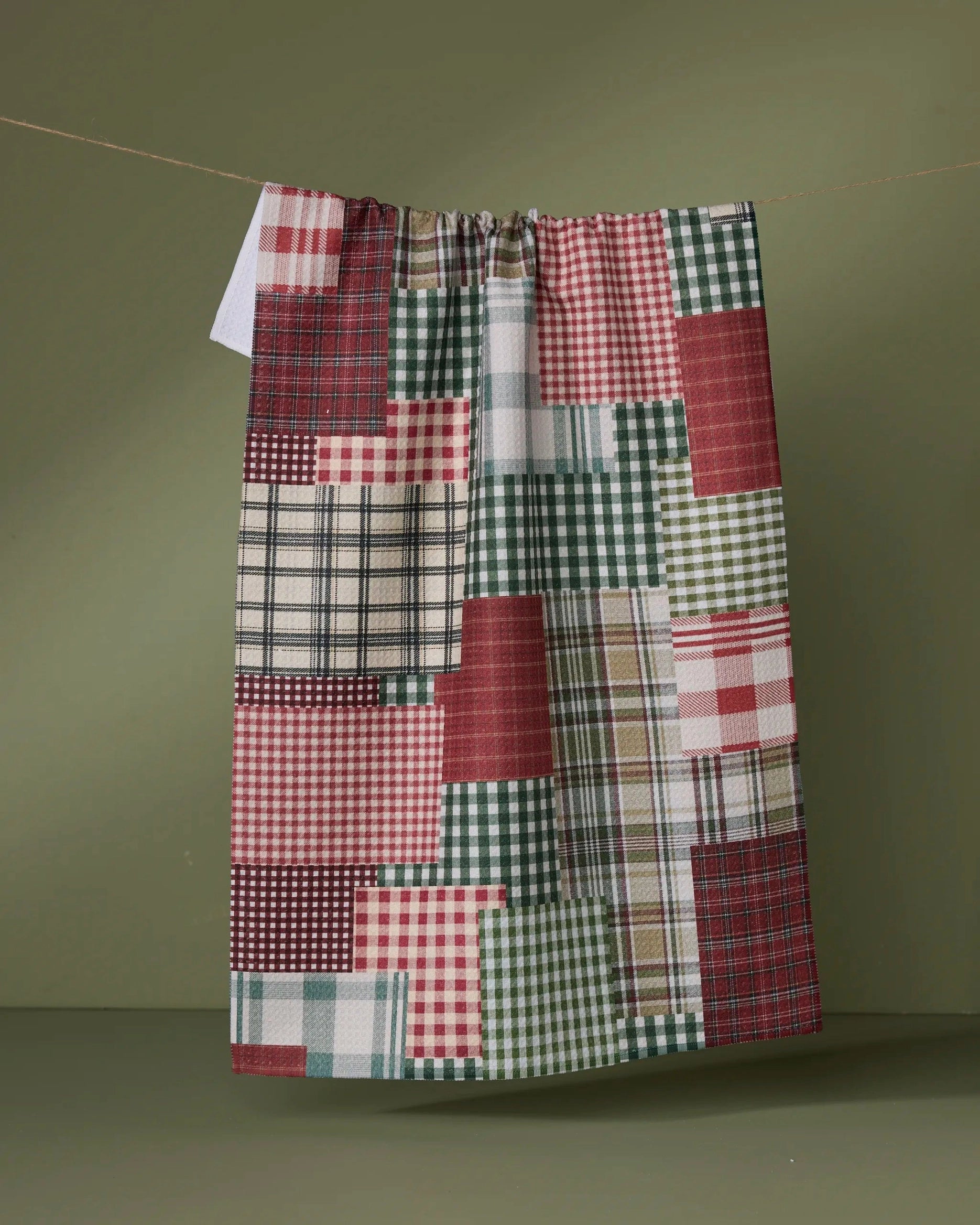 GEOMETRY TEA TOWEL - PATCHLY