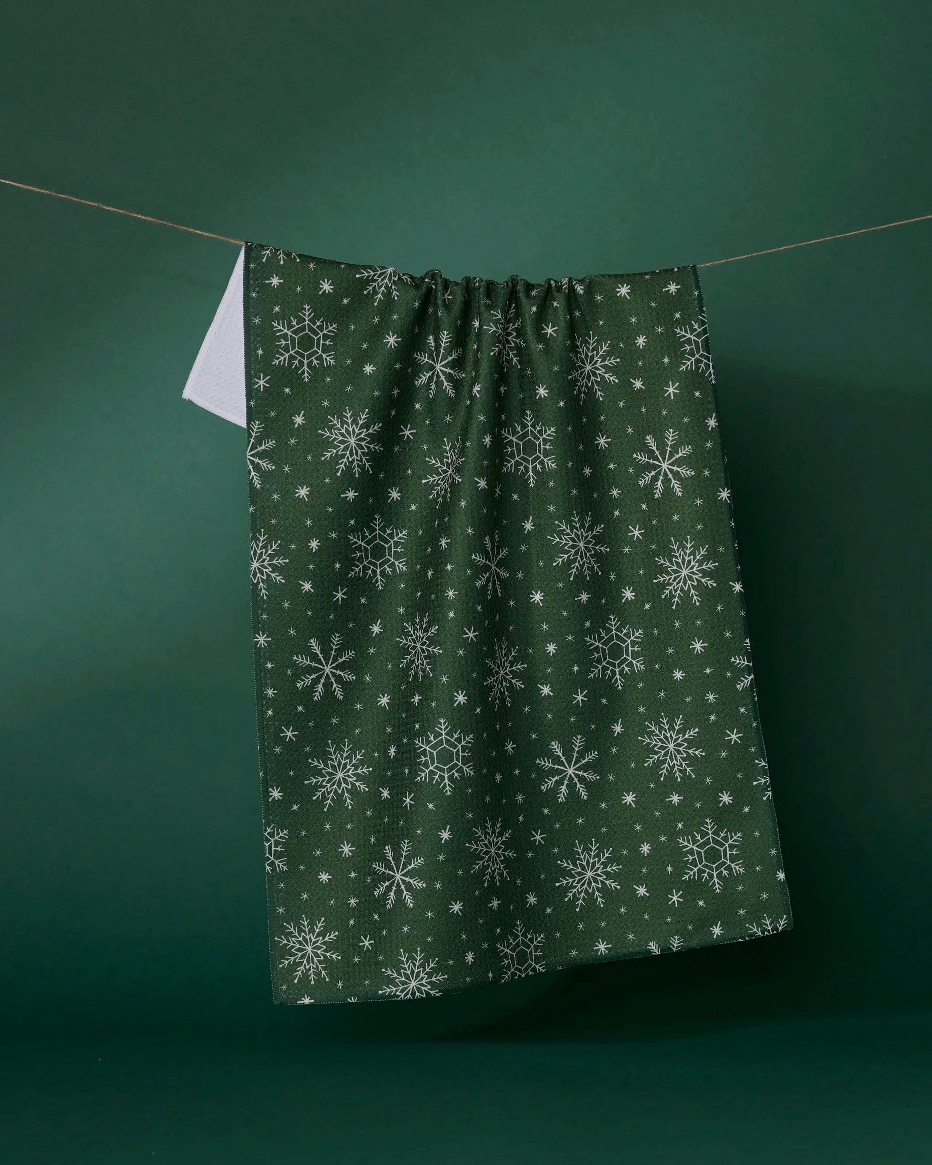 GEOMETRY TEA TOWEL - FIR REAL