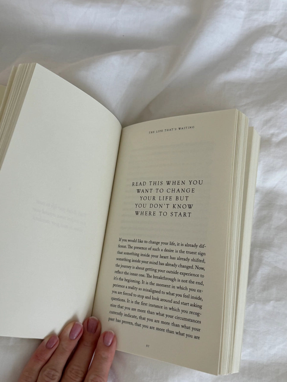 THE LIFE THAT'S WAITING