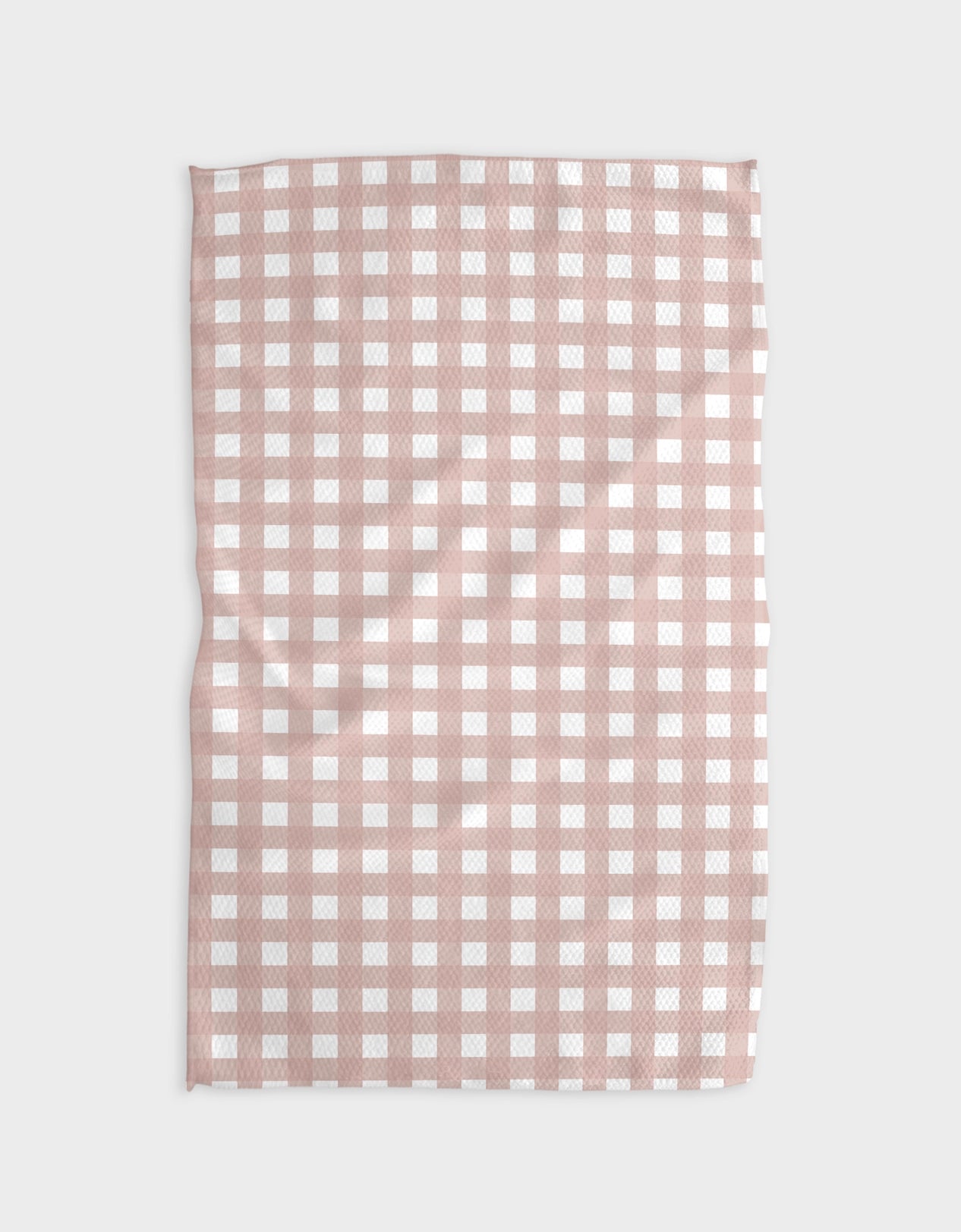GEOMETRY TEA TOWEL - GIGI DUSTY ROSE
