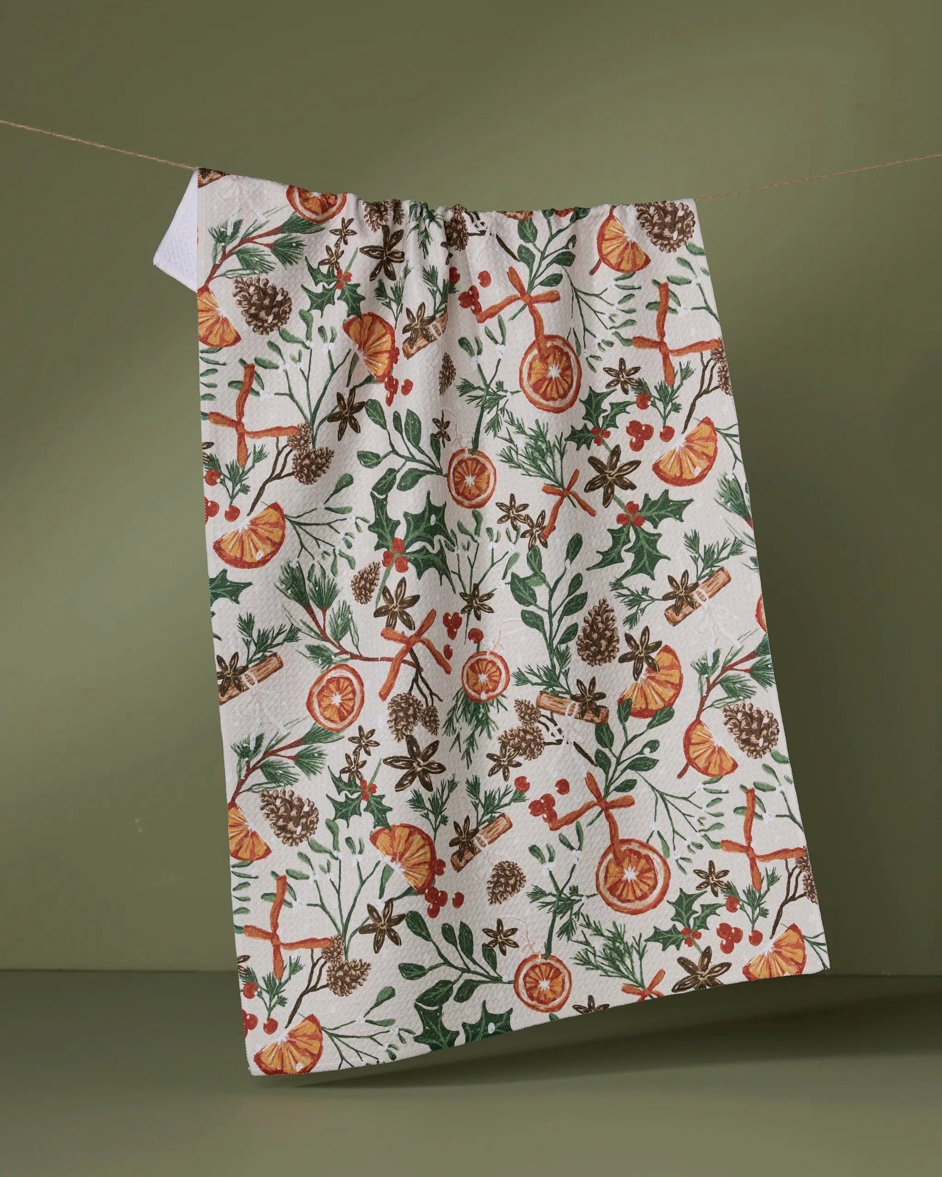 GEOMETRY TEA TOWEL - CANELA