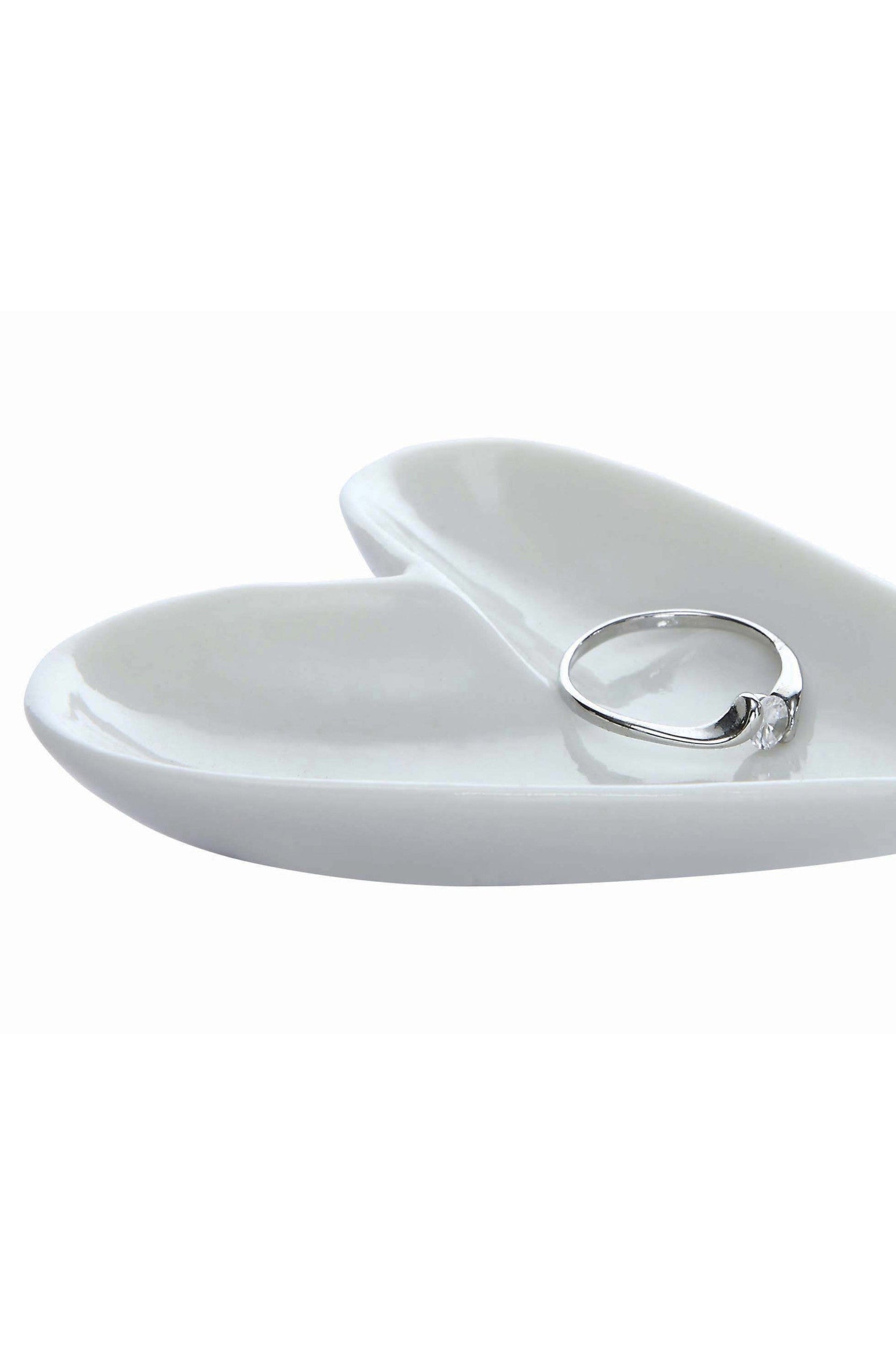 CERAMIC HEART RING DISH