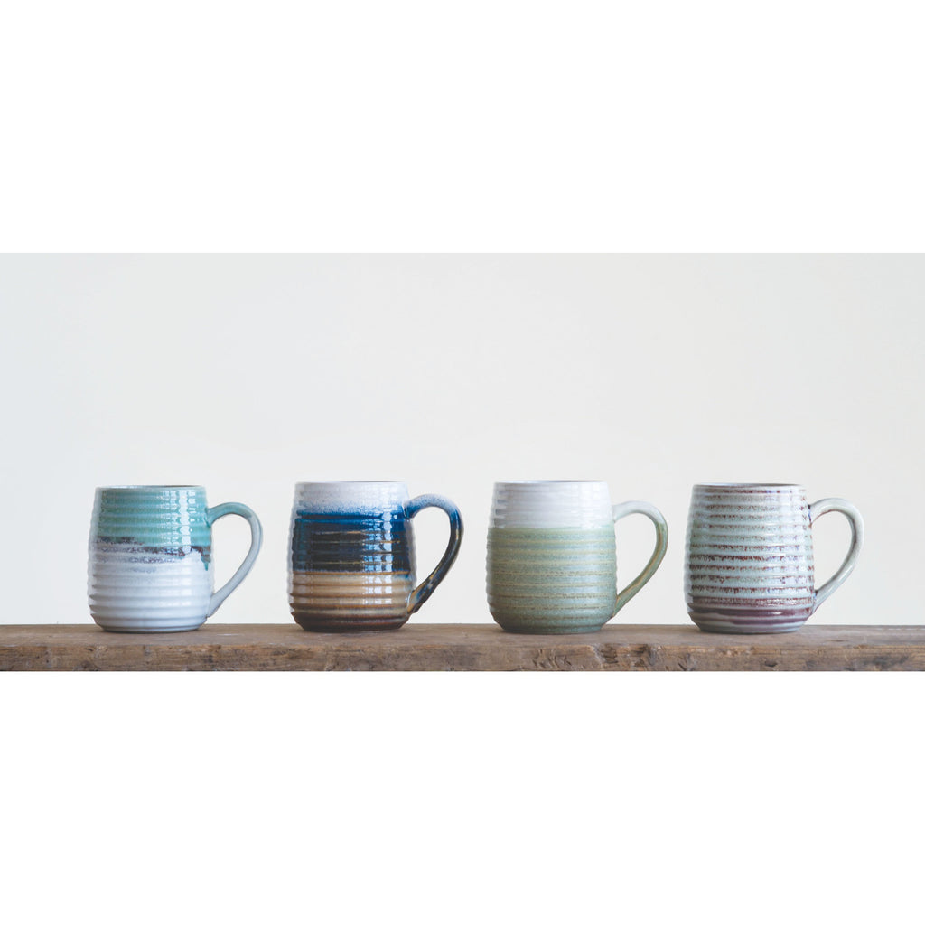 GLAZED STONEWEAR MUG