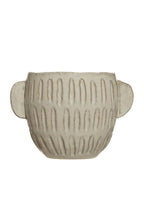 HANDLED STONEWARE PLANTER
