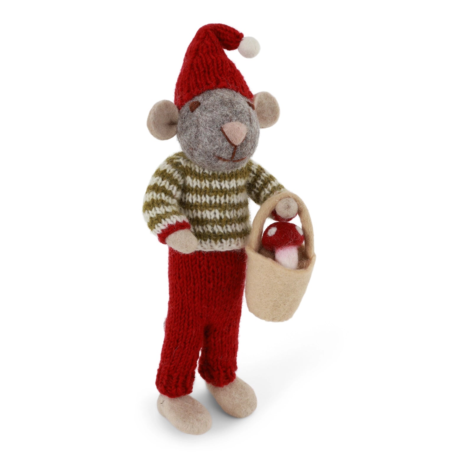 BOY MOUSE WITH MUSHROOMS
