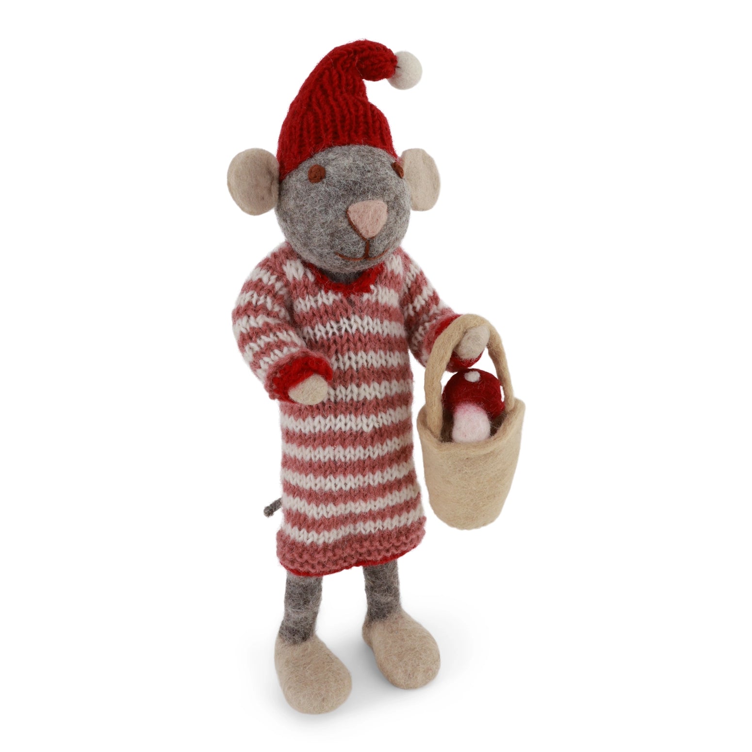 GIRL MOUSE WITH MUSHROOMS