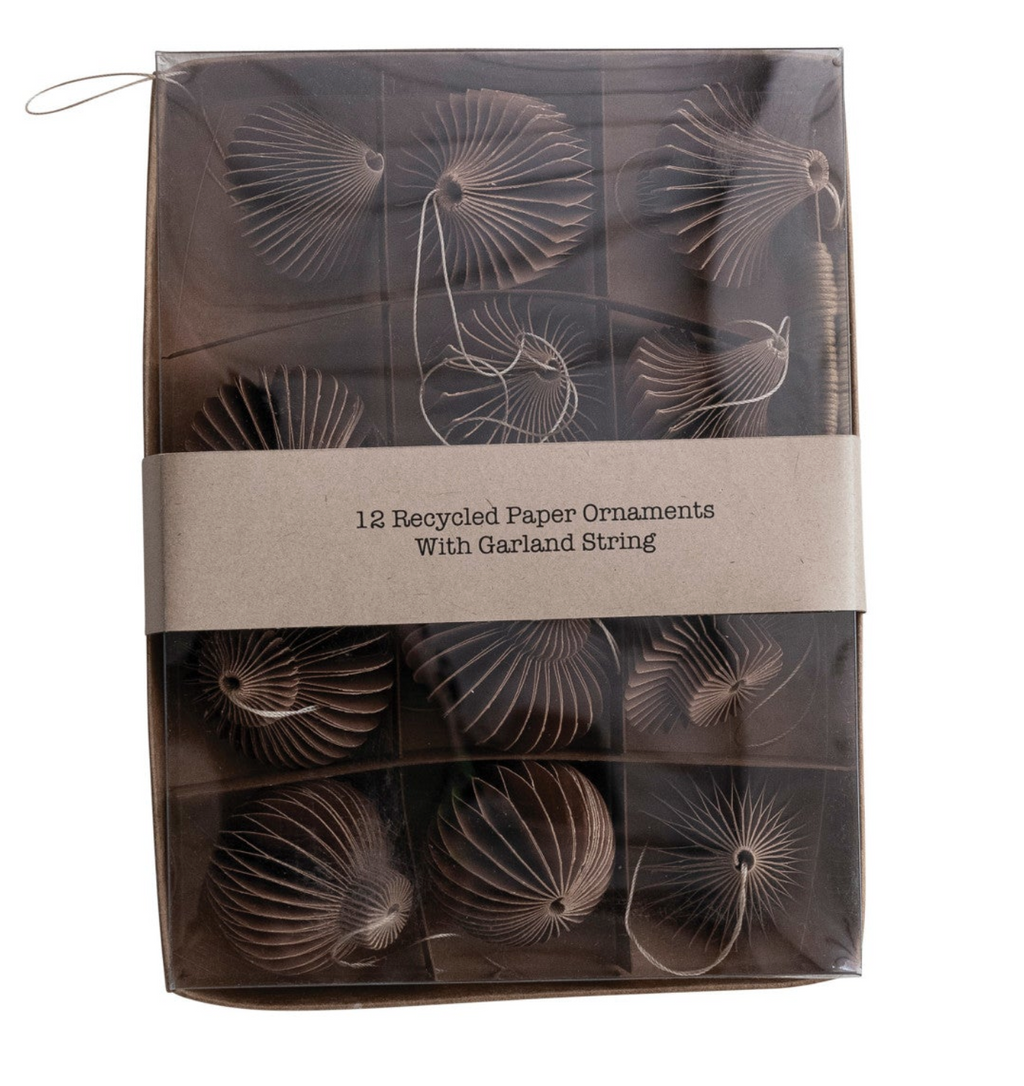 PAPER HONEYCOMB ORNAMENTS