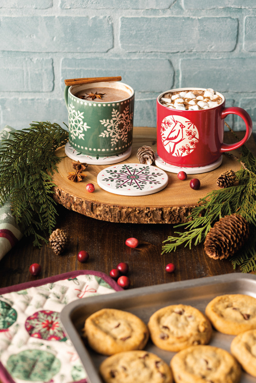 SNOWFLAKE STACKING MUG