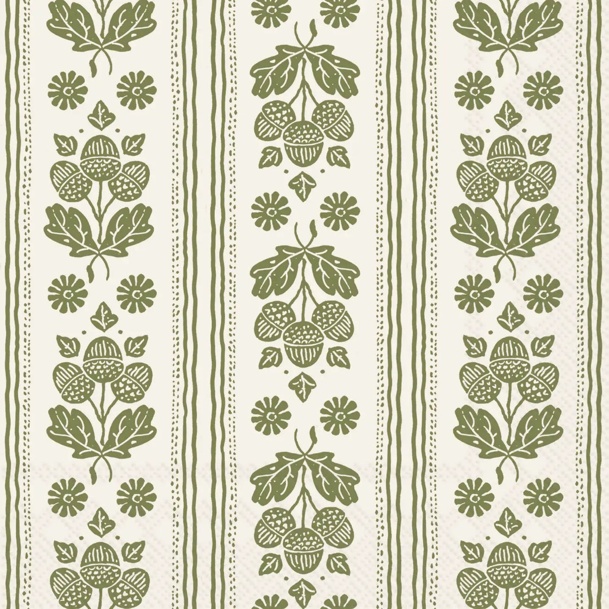 AUTUMN WALLPAPER GREEN NAPKINS