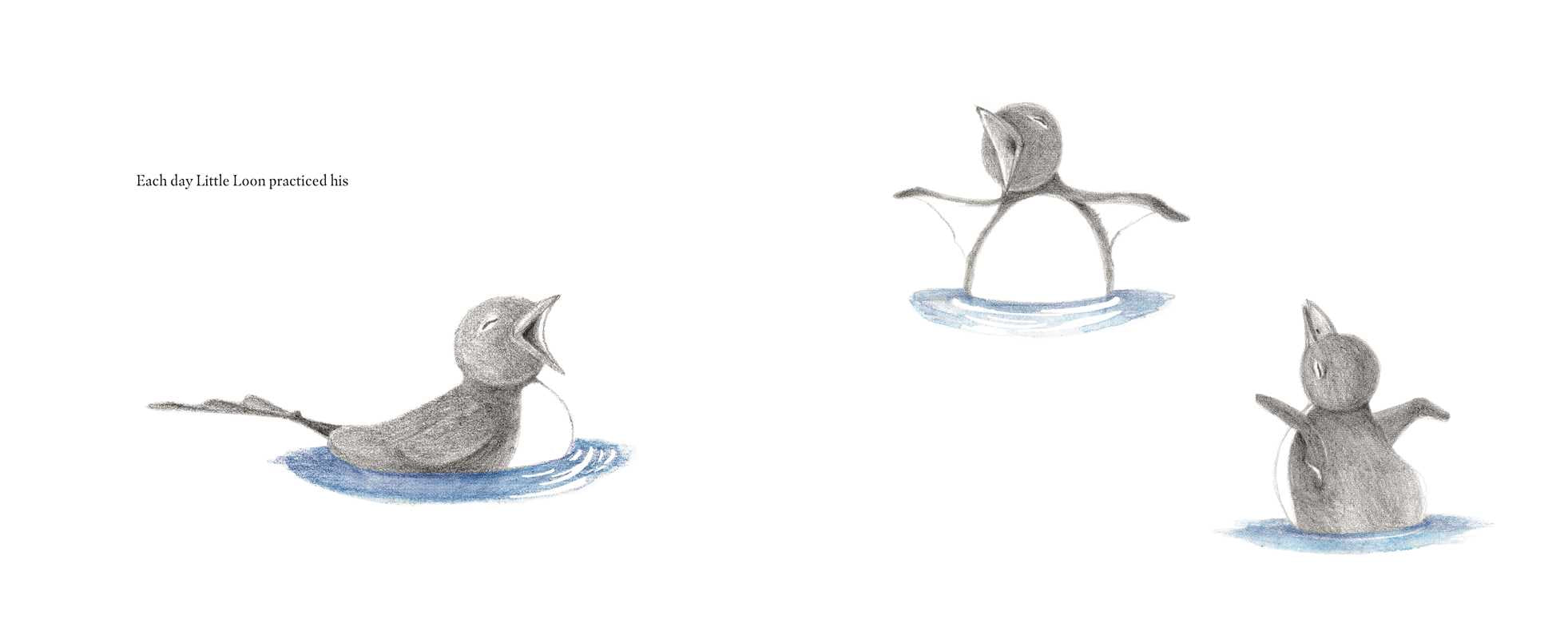LITTLE LOON FINDS HIS VOICE - CHILDREN'S BOOK