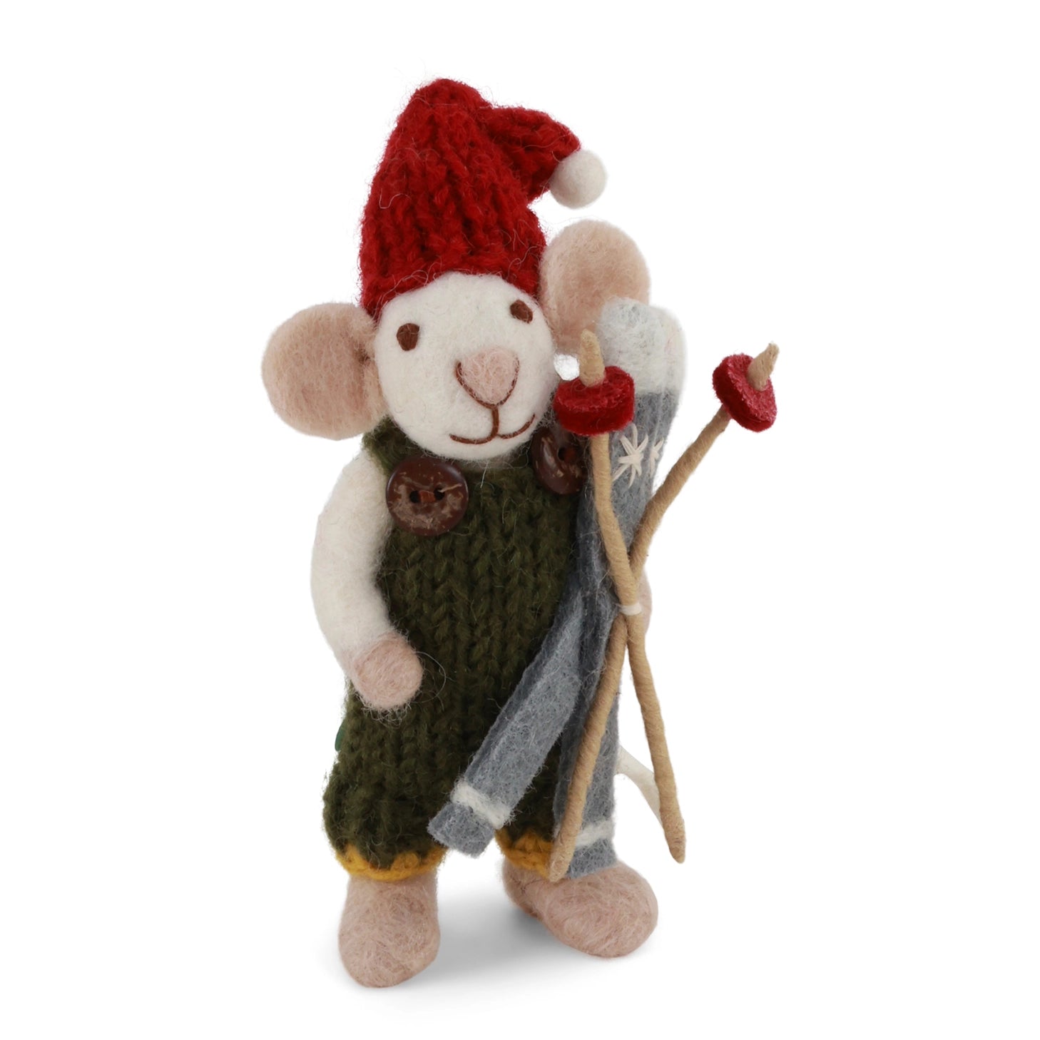 SMALL MOUSE WITH SKIS