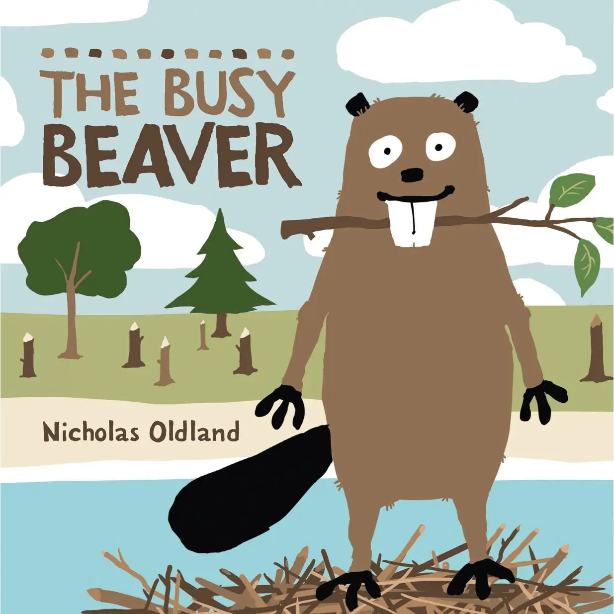 THE BUSY BEAVER - HARDCOVER BOOK