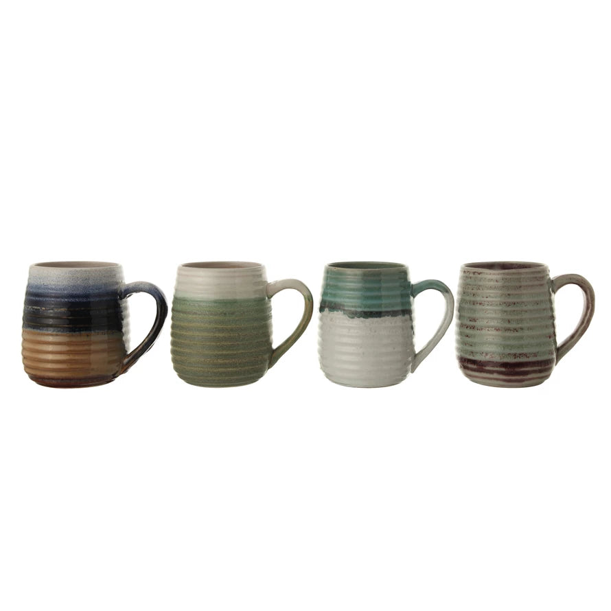 GLAZED STONEWEAR MUG