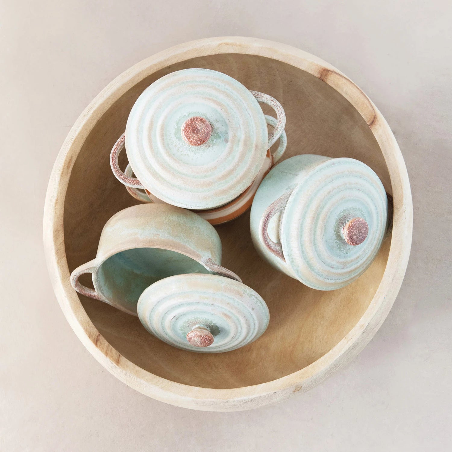 STONEWARE MINI BAKER WITH GLAZE