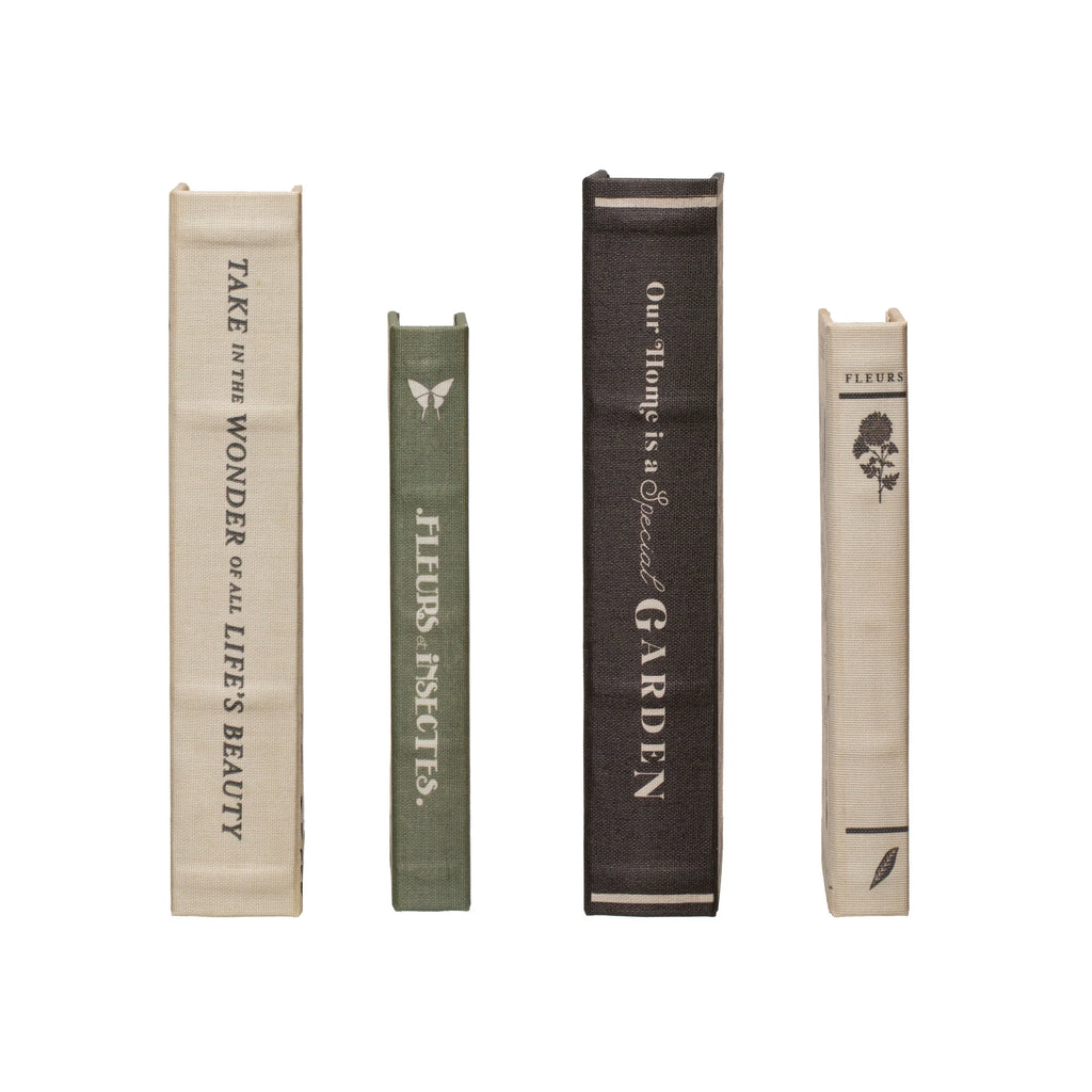 CANVAS BOOK STORAGE BOXES