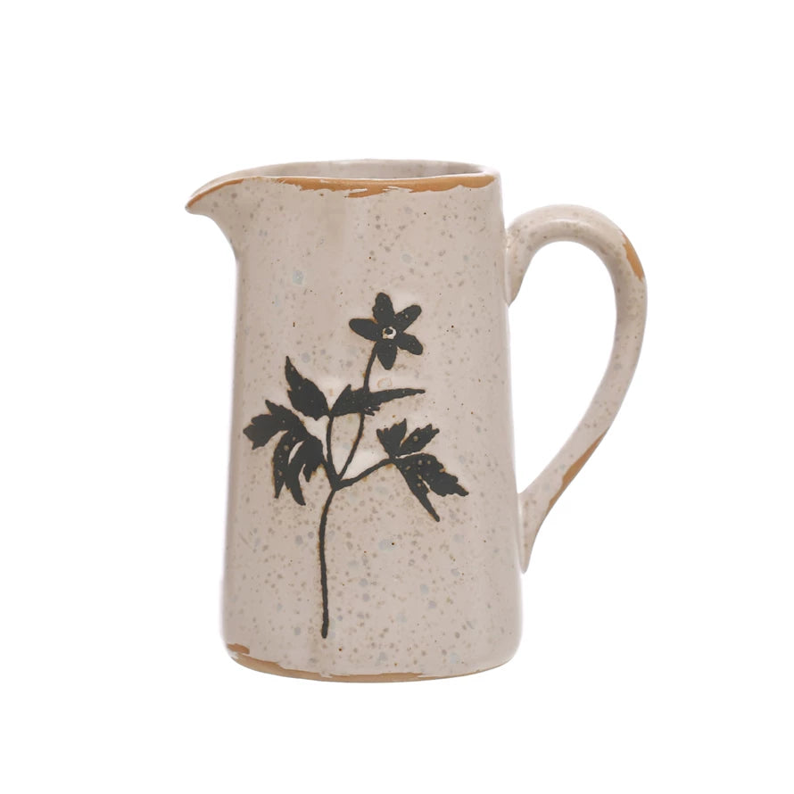 6 OZ FLOWER CREAMER
