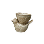 BIRD STONEWARE DISH