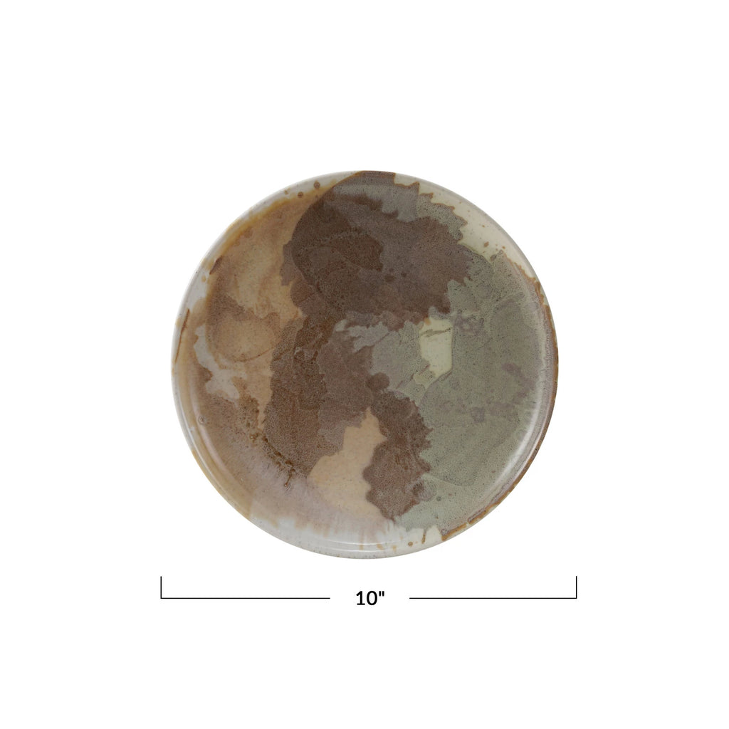 10" STONEWARE PLATE