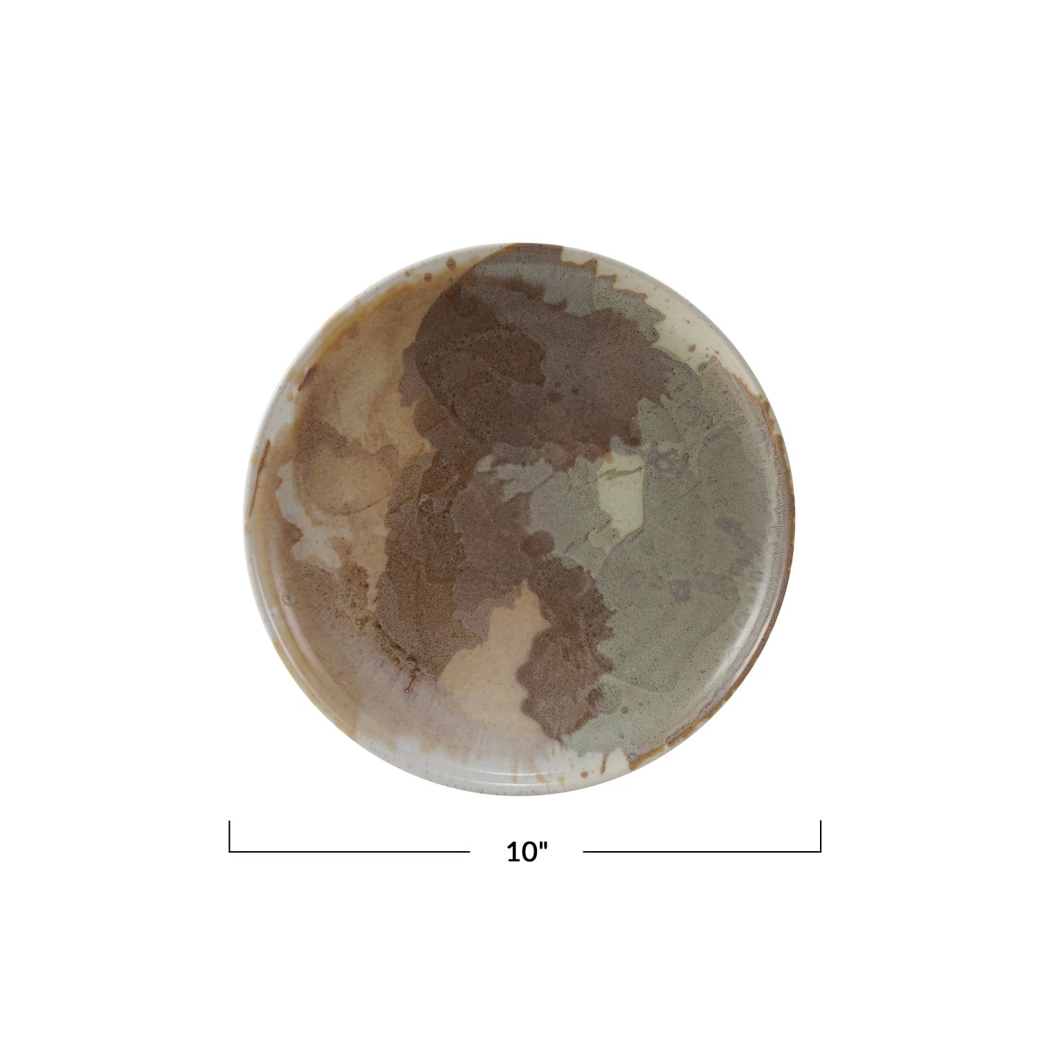 10" STONEWARE PLATE