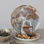 8" STONEWARE PLATE