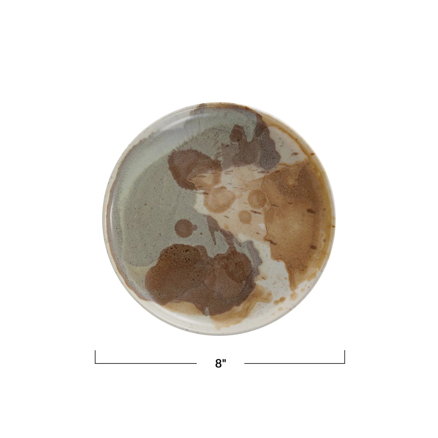 8" STONEWARE PLATE